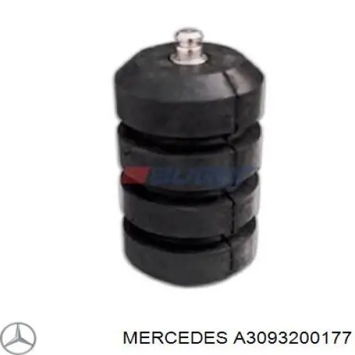 Відбійник задньої ресори Mercedes A3093200177 ціна, від 11.64 USD