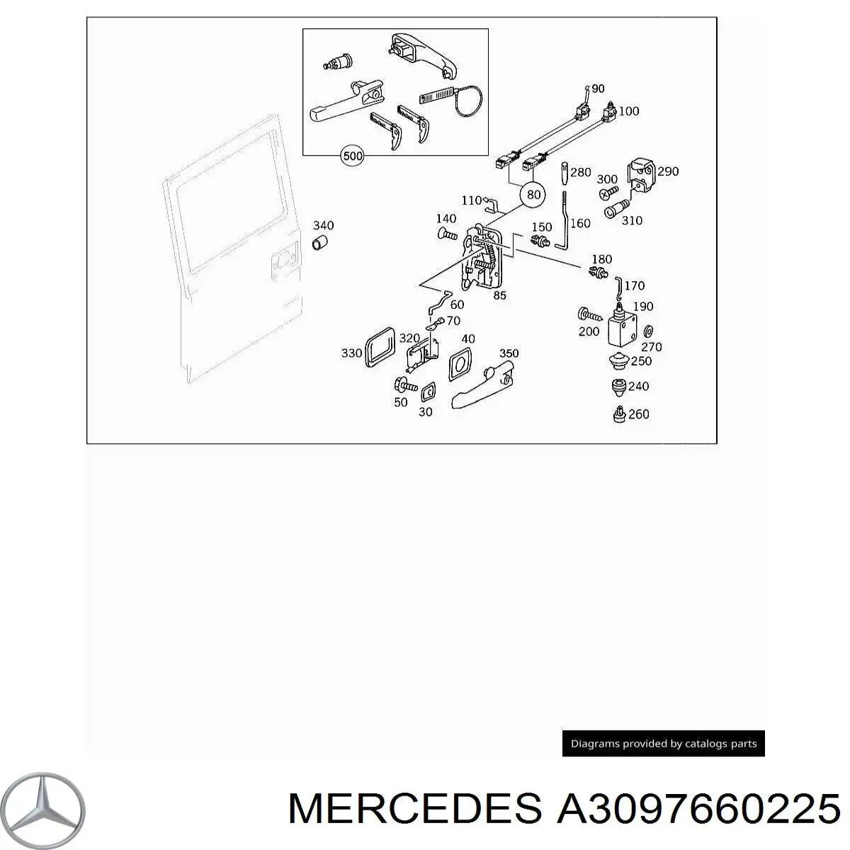 Купити A30976602259051 Mercedes 