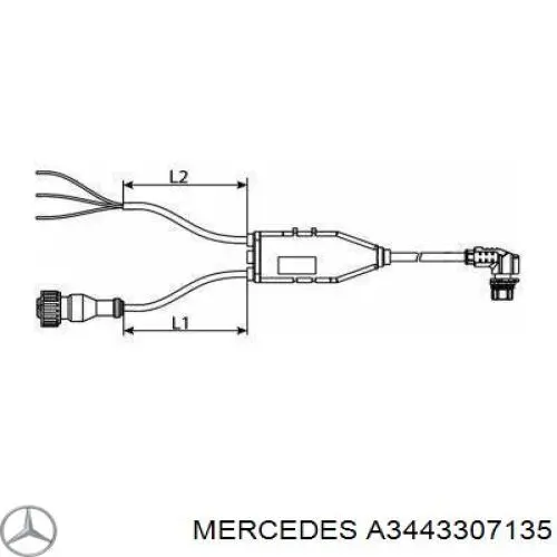 Рульовий наконечник A3443307135 Mercedes