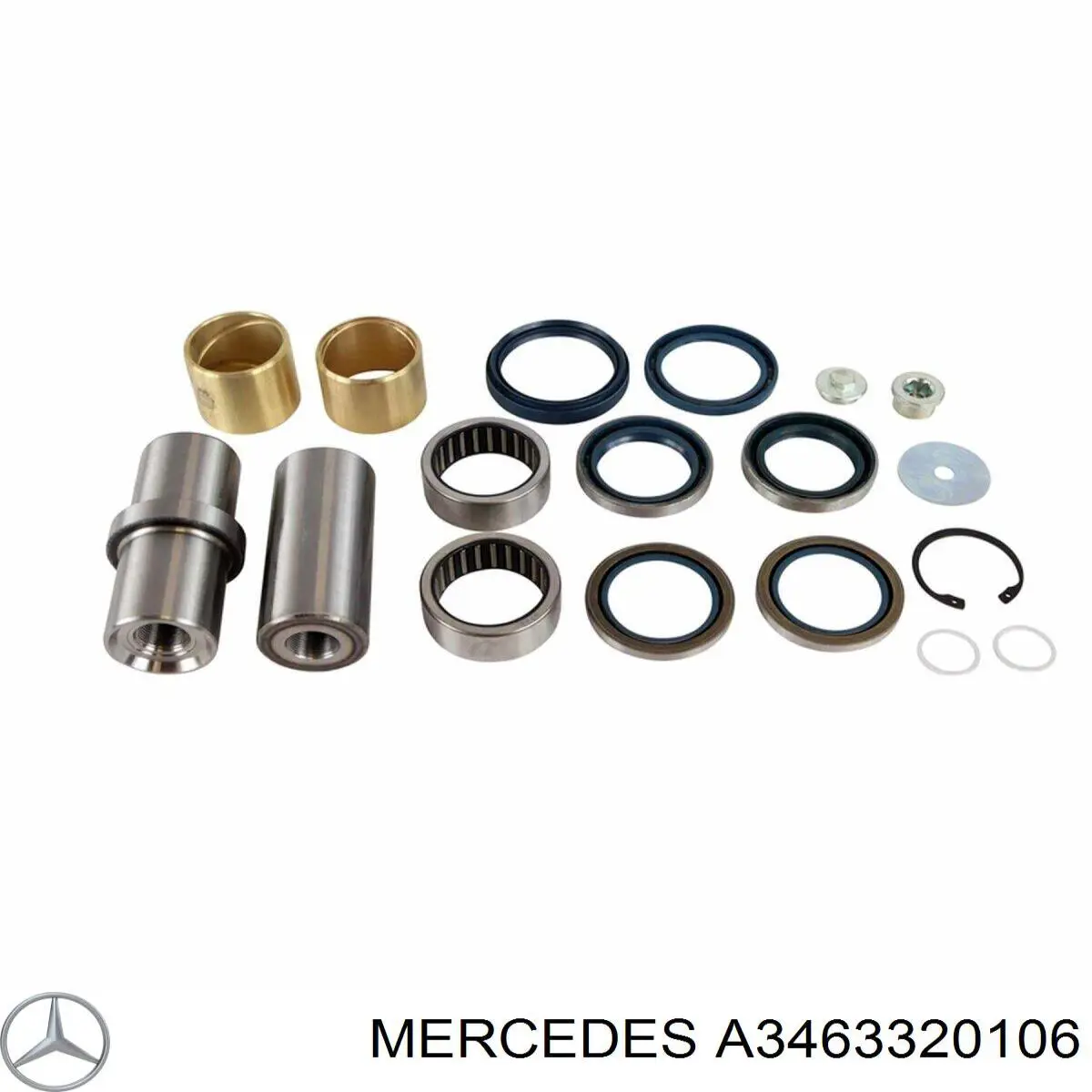 Шворінь колеса Mercedes A3463320106 ціна, від 50.55 USD