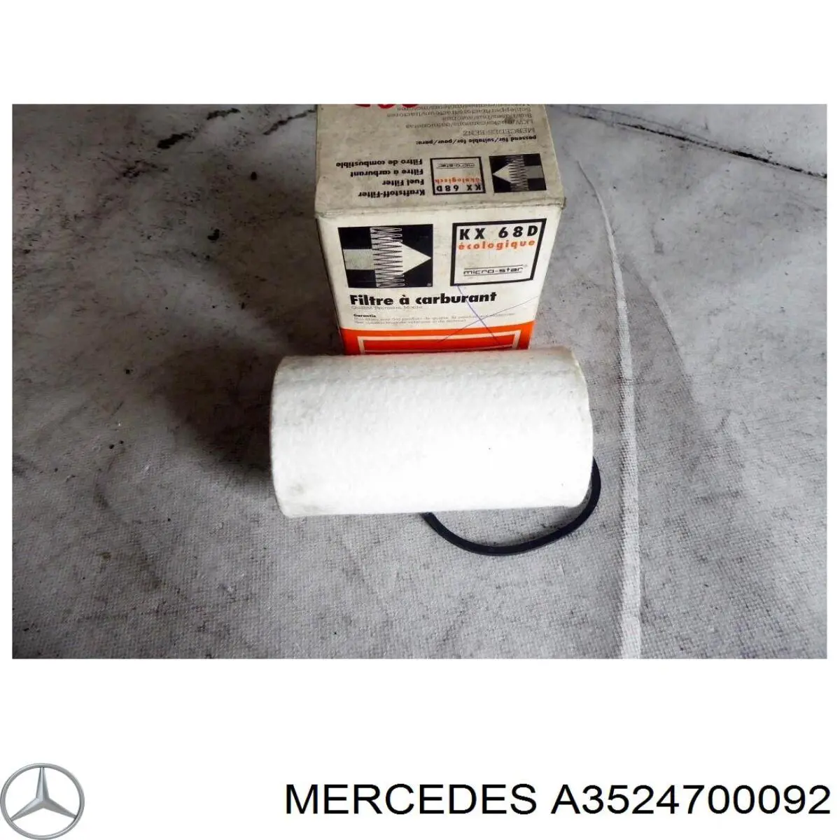 Купити A3524700092 Mercedes Фільтр-відстійник палива грубої очистки