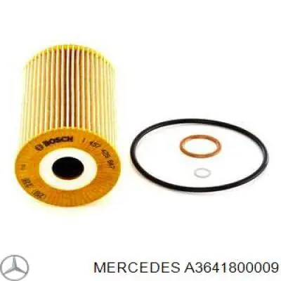 A3641800009 Mercedes фільтр масляний