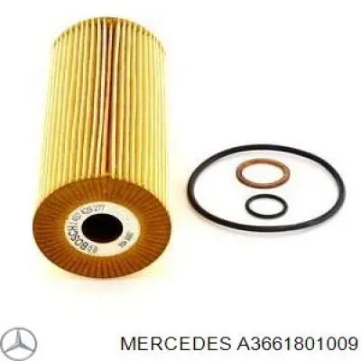 A3661801009 Mercedes фільтр масляний