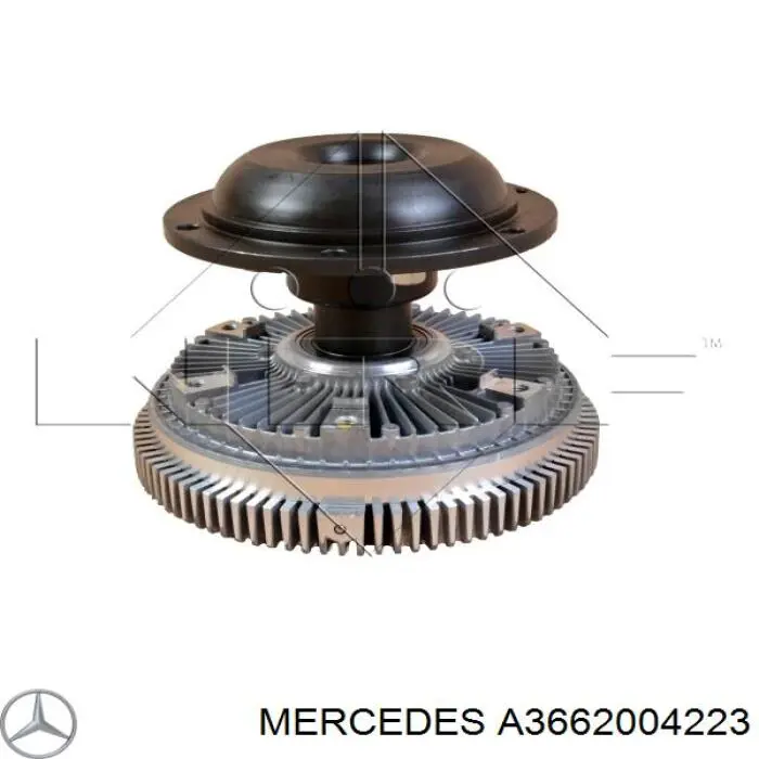 Вискомуфта, вязкостная муфта вентилятора охолодження A3662004223 Mercedes