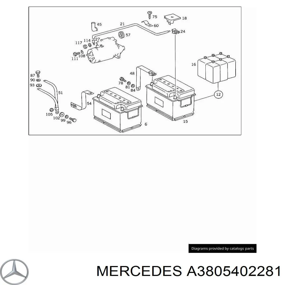 Провід датчика АБС передній Mercedes A3805402281 ціна, від 9.38 USD
