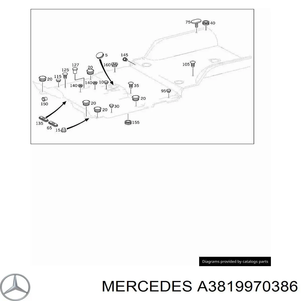  Mercedes A0009973220 ціна, від 3.27 USD