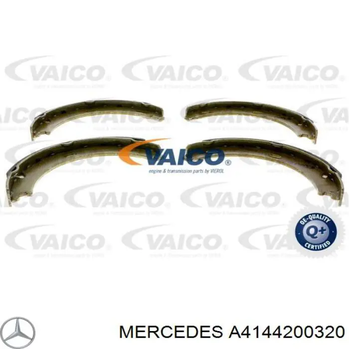 Колодки ручника A4144200320 Mercedes