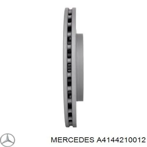 Гальмівні диски передні A4144210012 Mercedes