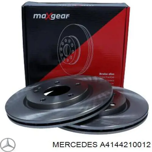 Диск гальмівний передній Mercedes A4144210012