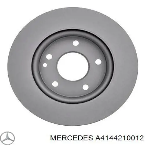 Диск переднього гальма Mercedes A4144210012 ціна, від 36.50 USD