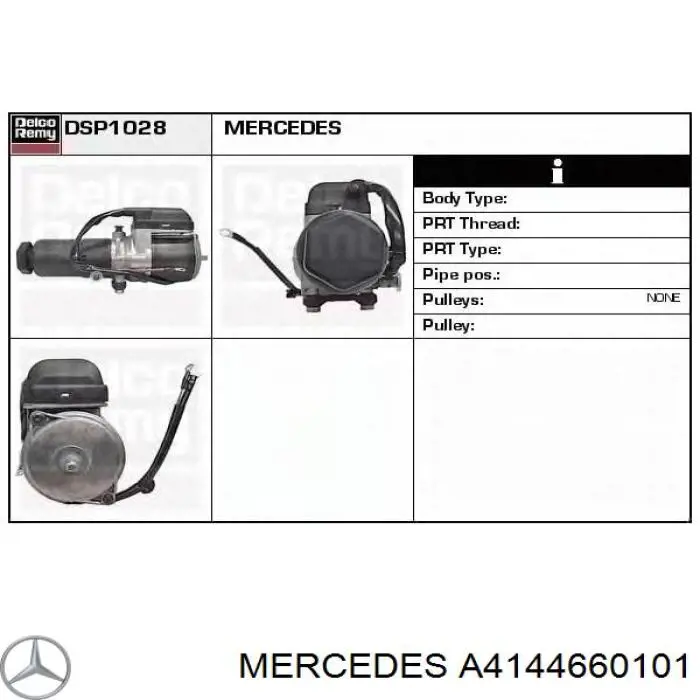 A4144660101 Mercedes Насос гідропідсилювача