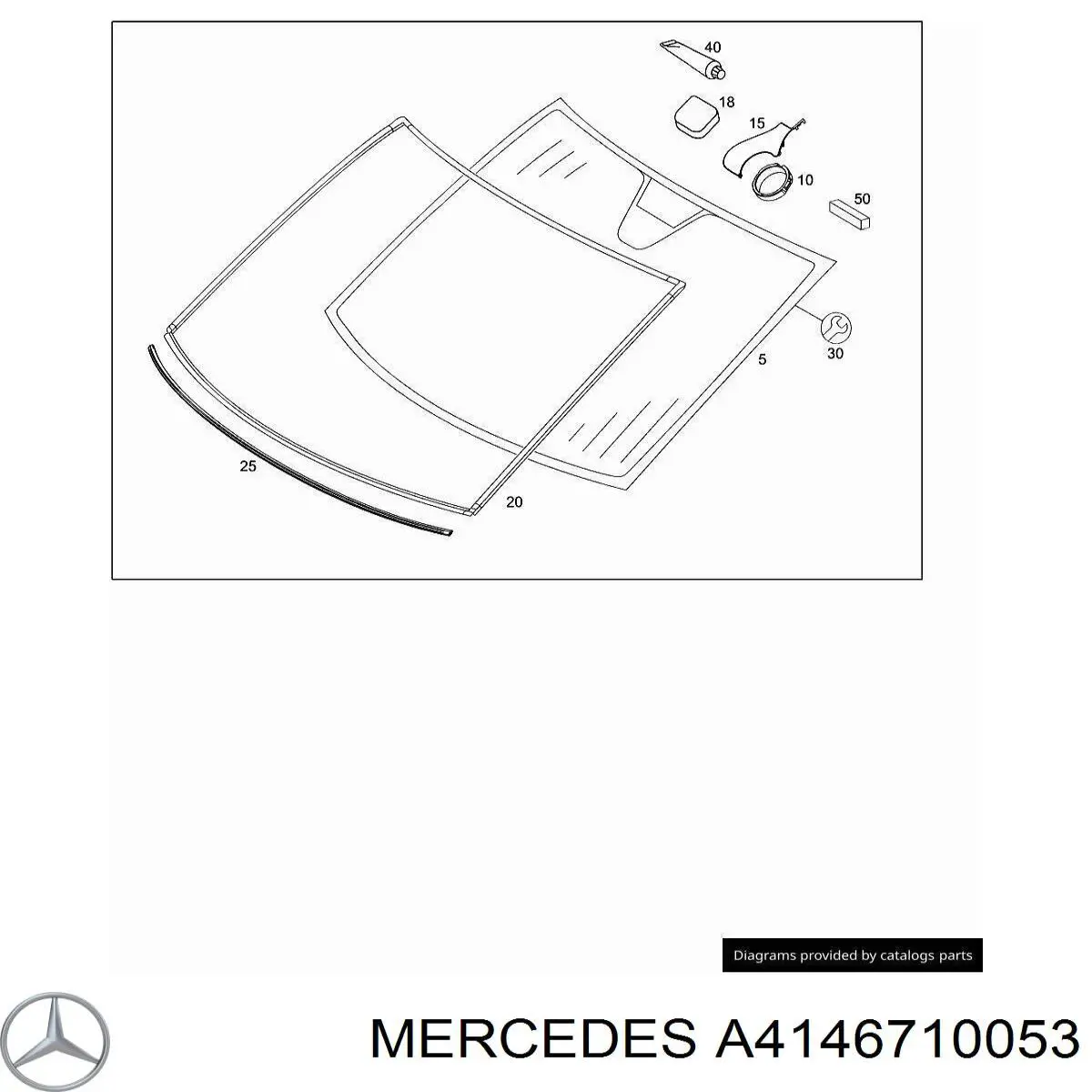 A4146710053 Mercedes 