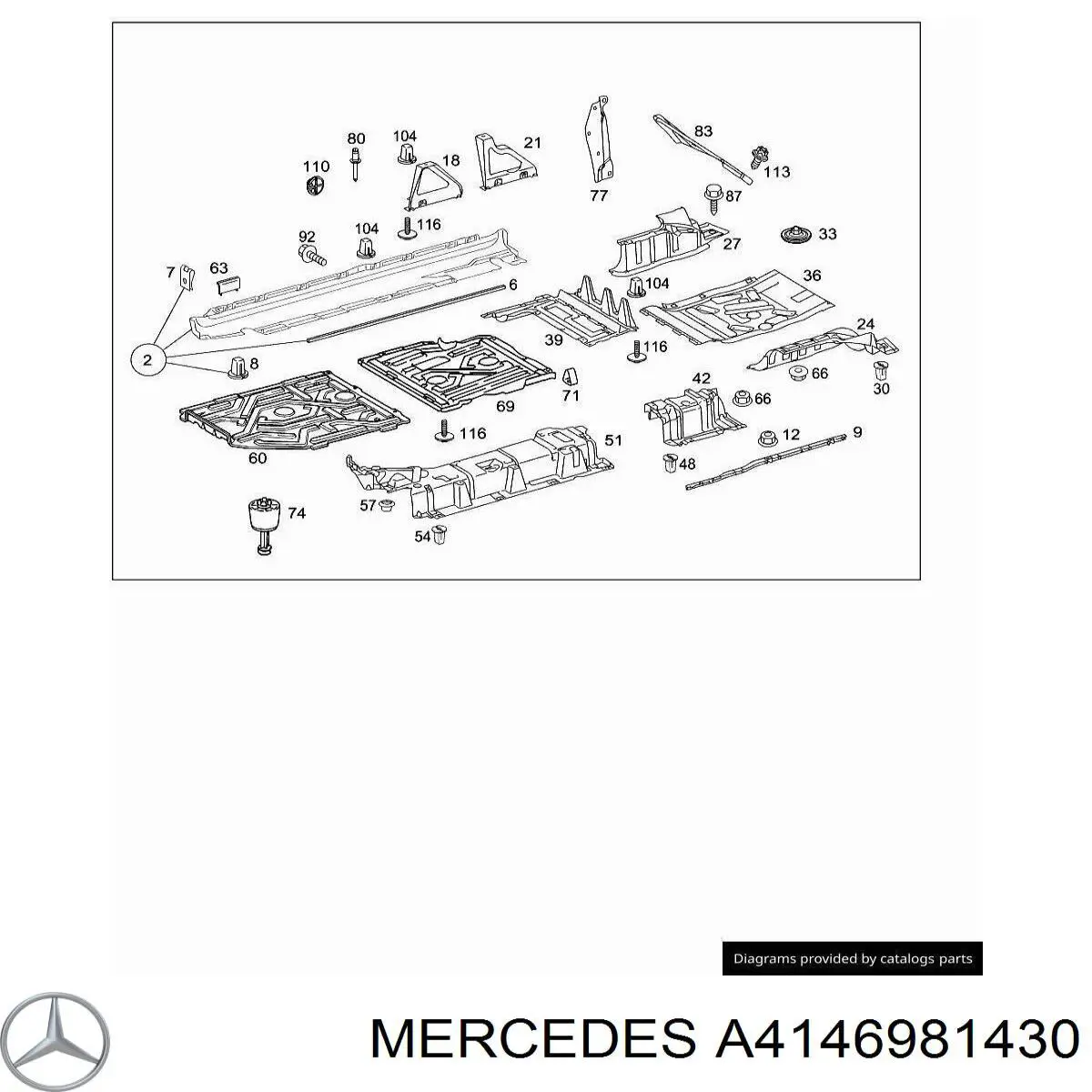 A4146981430 Mercedes 