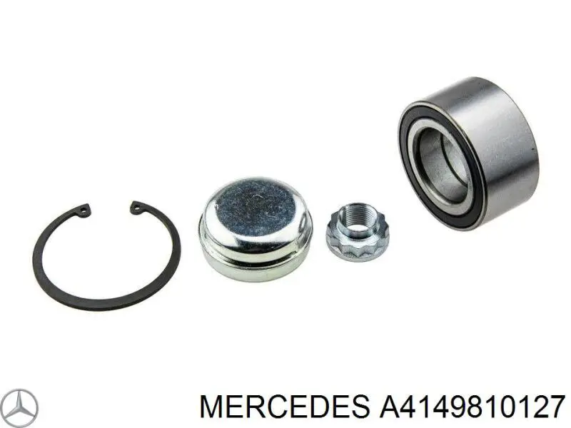 Купити A4149810127 Mercedes Підшипник ступиці передньої