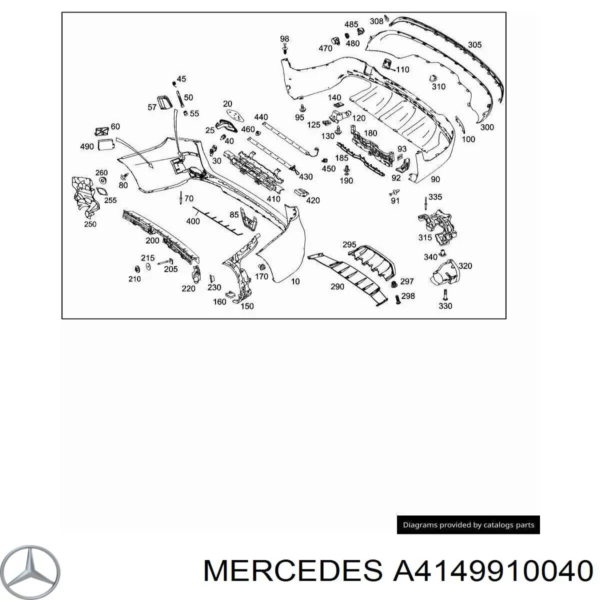  Mercedes A4149910040 ціна, від 3.39 USD