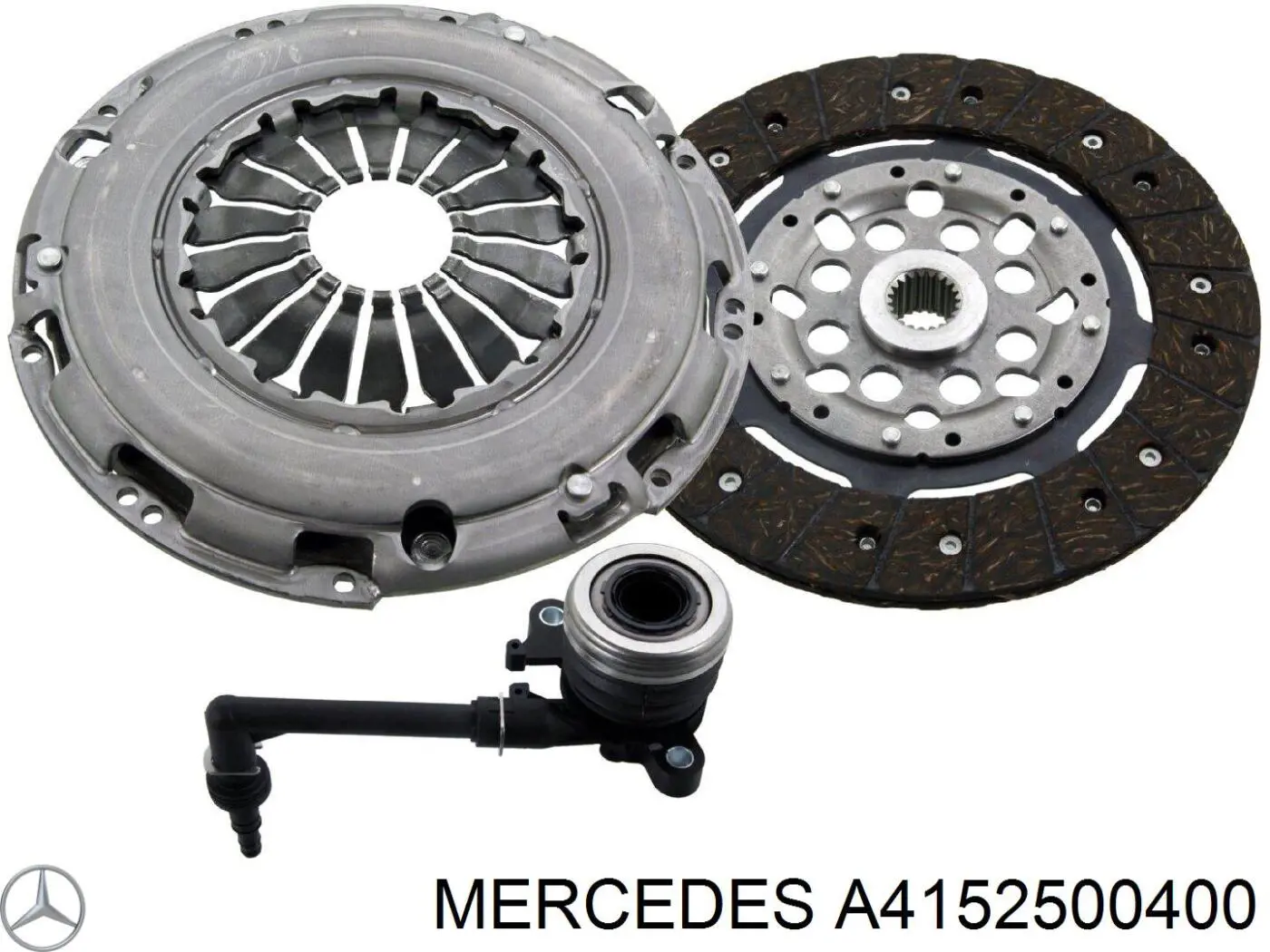 Комплект зчеплення (3 частини) Mercedes A4152500400 ціна, від 121.46 USD