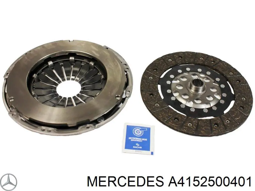 Комплект зчеплення (3 частини) Mercedes A4152500401 ціна, від 83.05 USD