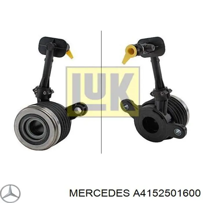 Робочий циліндр зчеплення в зборі з витискним підшипником Mercedes A4152501600 ціна, від 44.56 USD