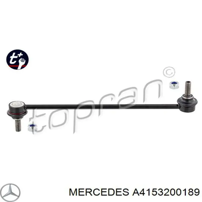 Амортизаційна стійка Mercedes A4153200189 ціна, від 8.33 USD