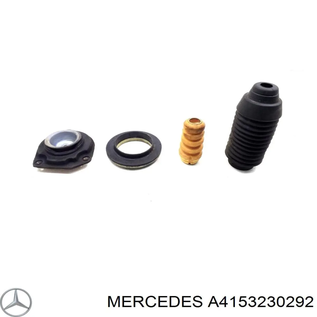 Купити A4153230292 Mercedes Буфер-відбійник амортизатора переднього + пильовик