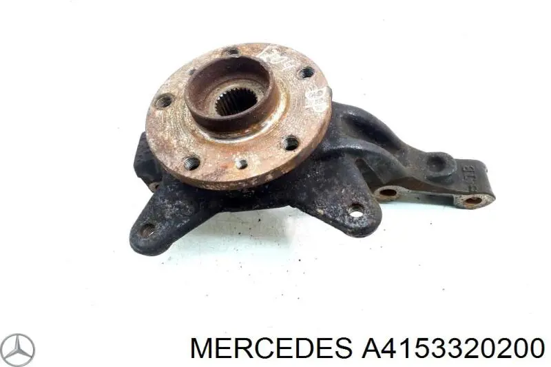 Кулак поворотний передній правий Mercedes A4153320200 ціна, від 51.35 USD