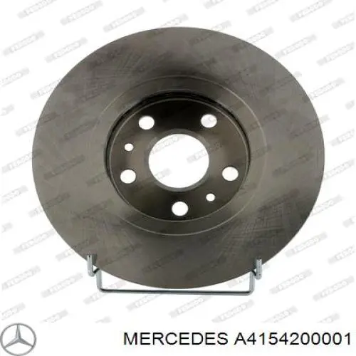 Диск переднього гальма Mercedes A4154200001 ціна, від 42.27 USD