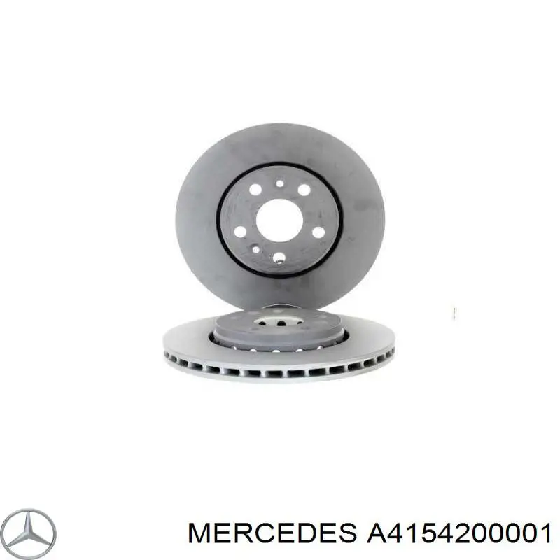 Диск гальмівний передній Mercedes A4154200001