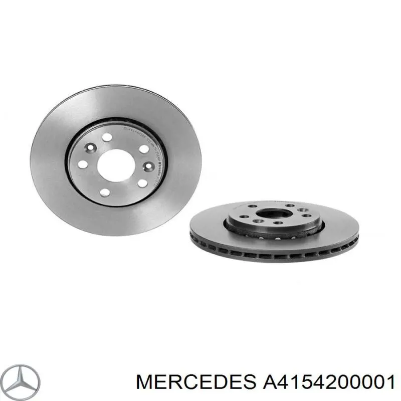 Купити A4154200001 Mercedes Ротор гальмівний