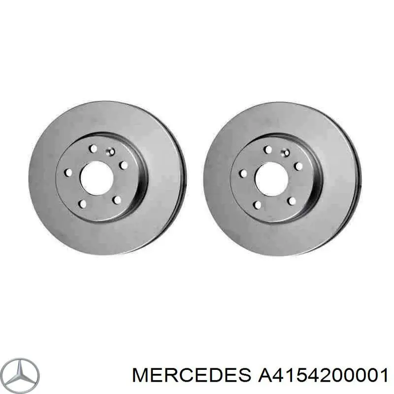 Гальмівні диски передні A4154200001 Mercedes