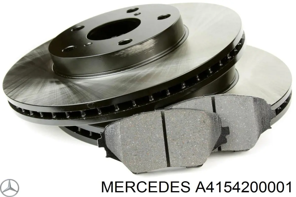 Гальмівні диски передні A4154200001 Mercedes