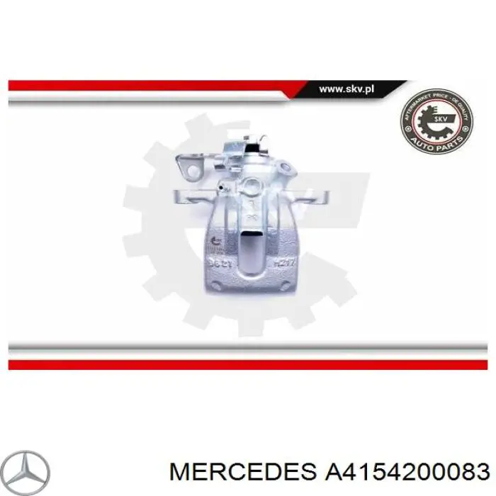 Супорт задній лівий A4154200083 Mercedes