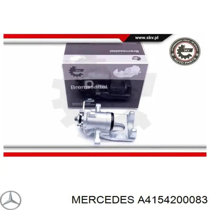 Супорт гальмівний задній лівий Mercedes A4154200083 ціна, від 43.95 USD