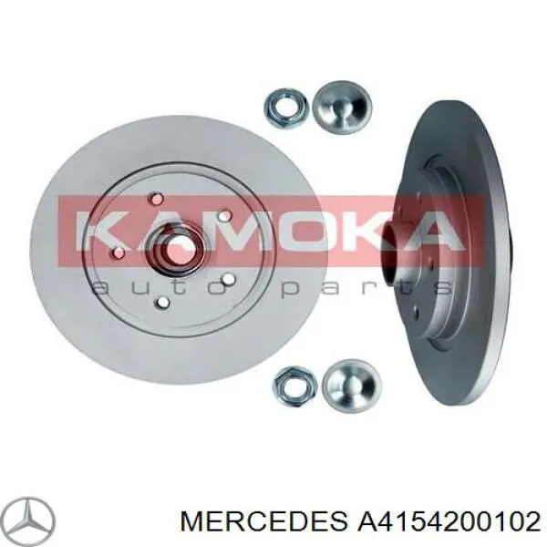Купити A4154200102 Mercedes Диск заднього гальма