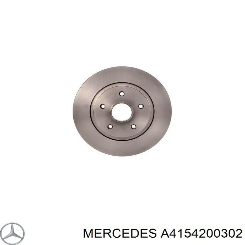 Гальмівні диски A4154200302 Mercedes