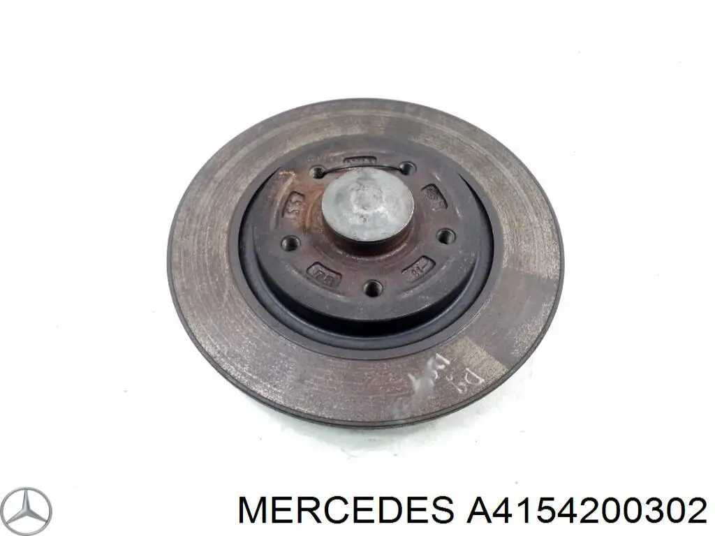 A4154200302 Mercedes диск гальмівний задній