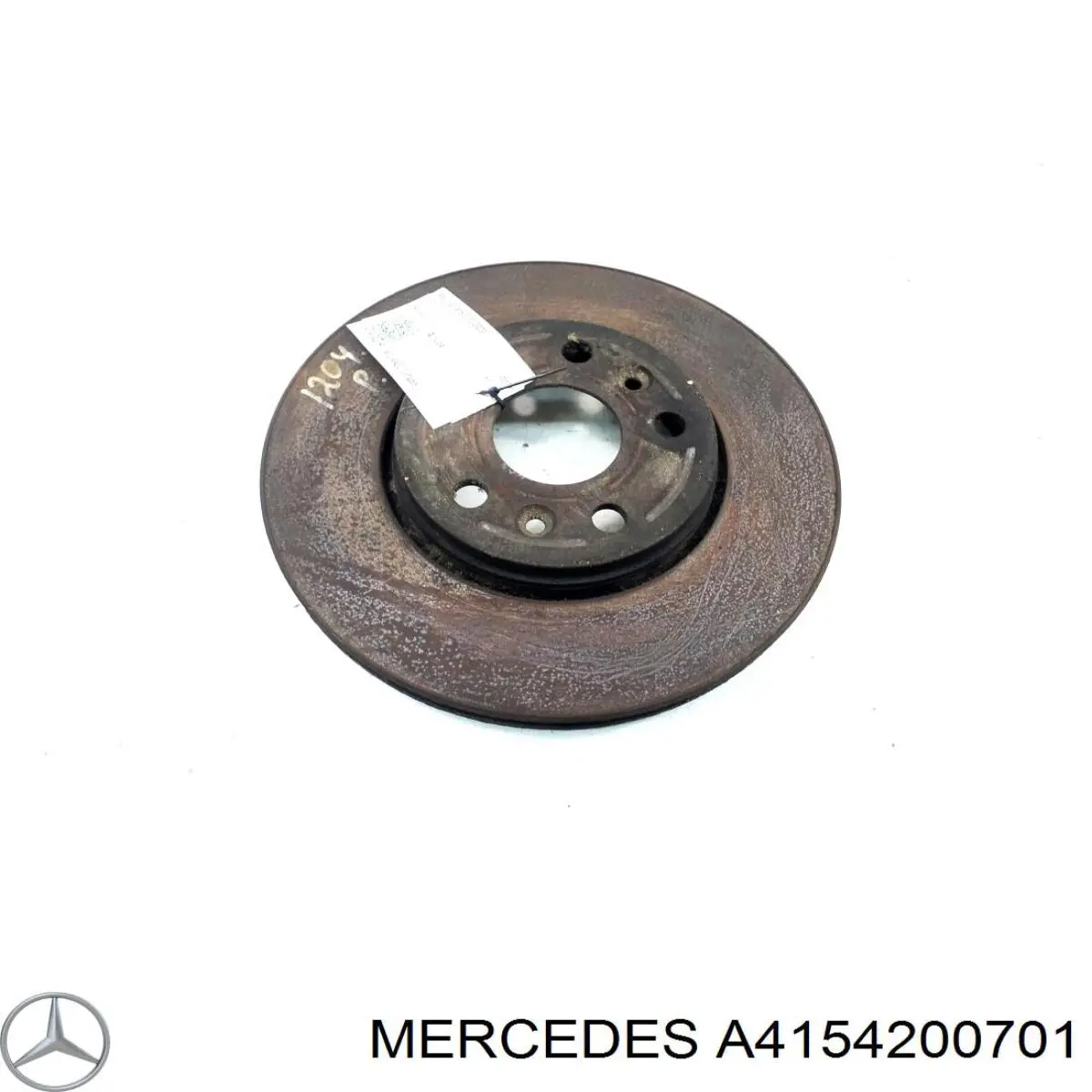 A4154200701 Mercedes диск гальмівний передній