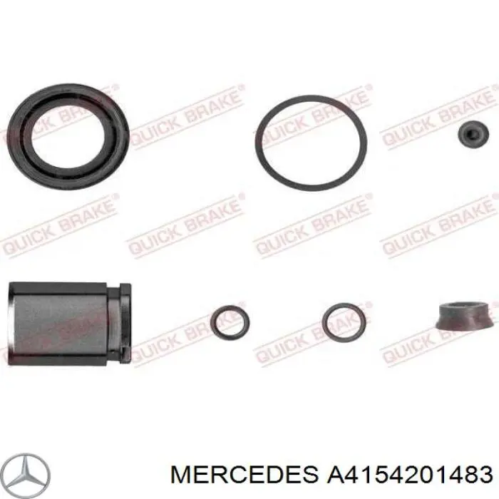 Купити A4154201483 Mercedes Супорт задній лівий