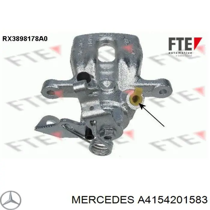 Купити A4154201583 Mercedes Супорт задній правий