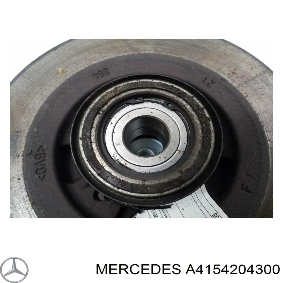 Гальмівні диски A4154204300 Mercedes