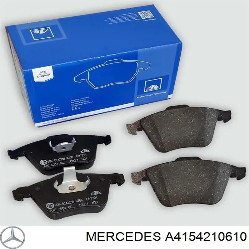 Тормозні колодки Mercedes A4154210610
