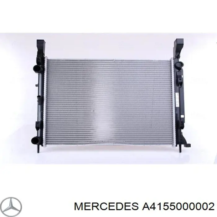 A4155000002 Mercedes радіатор охолодження двигуна