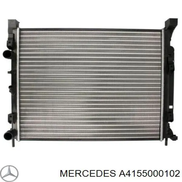 A4155000102 Mercedes радіатор охолодження двигуна