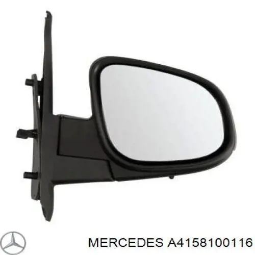A4158100116 Mercedes дзеркало заднього виду, праве