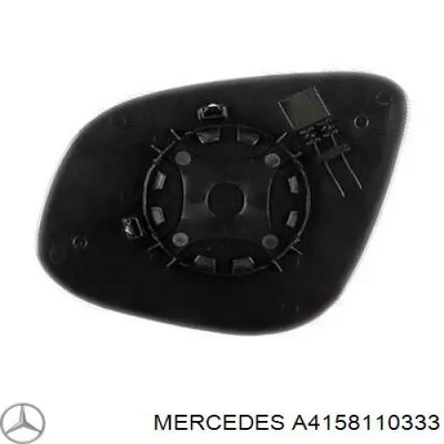 Дзеркальний елемент дзеркала заднього виду, правого A4158110333 Mercedes
