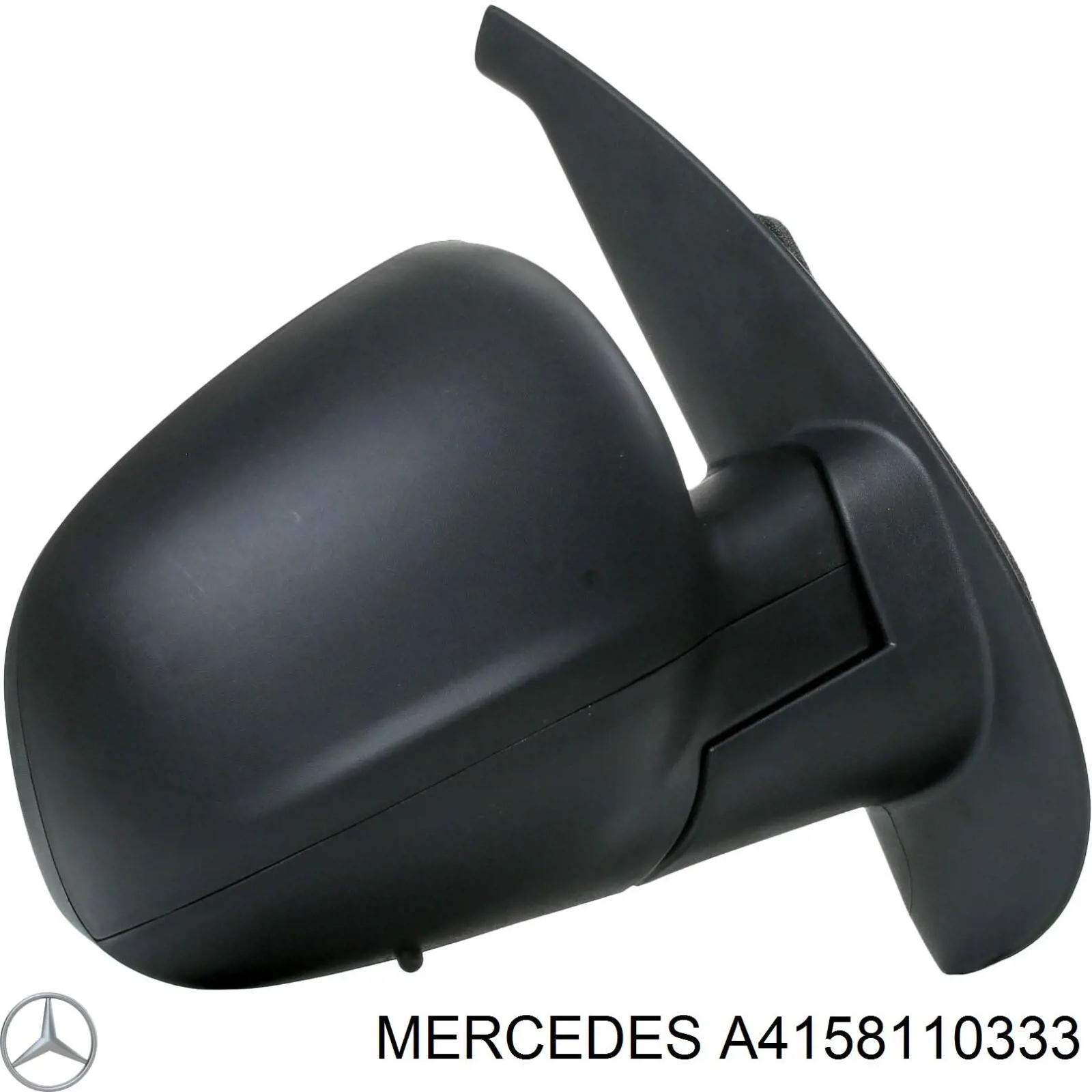 A4158110333 Mercedes дзеркальний елемент дзеркала заднього виду, правого