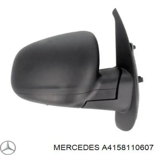 A4158110607 Mercedes накладка дзеркала заднього виду, права