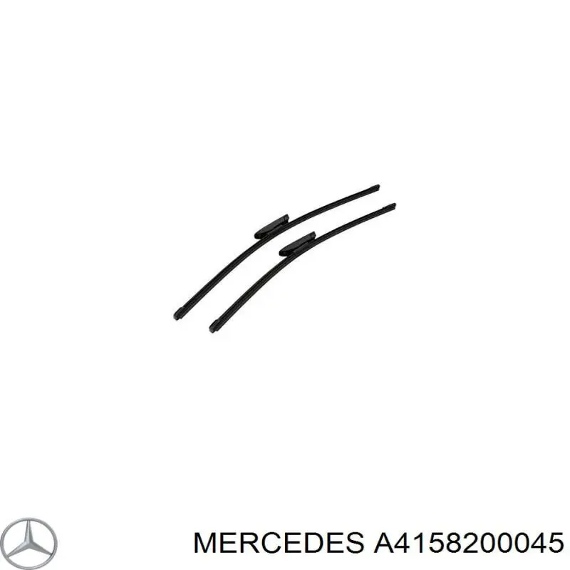 A4158200045 Mercedes щітка-двірник лобового скла, комплект з 2-х шт.
