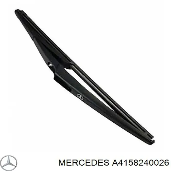 Щітка склоочисника заднього скла Mercedes A4158240026 ціна, від 5.98 USD