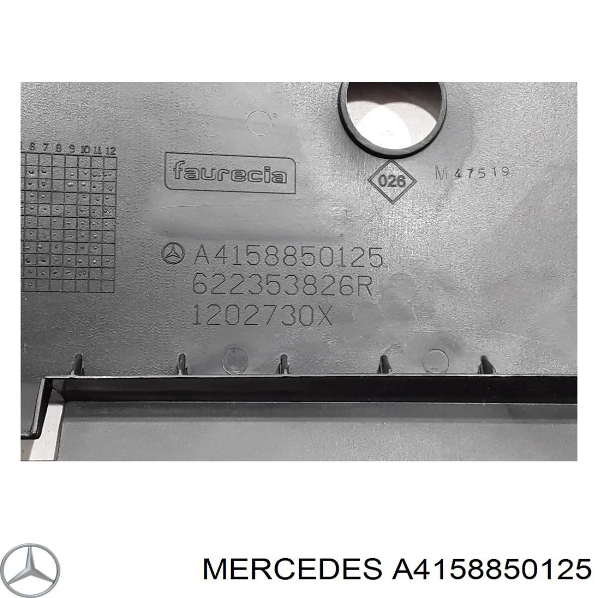 Спліттер переднього бампера Mercedes A4158850125 ціна, від 119.03 USD