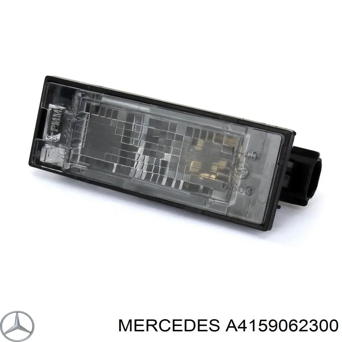 Ліхтар підсвічування заднього номерного знака Mercedes A4159062300 ціна, від 7.96 USD